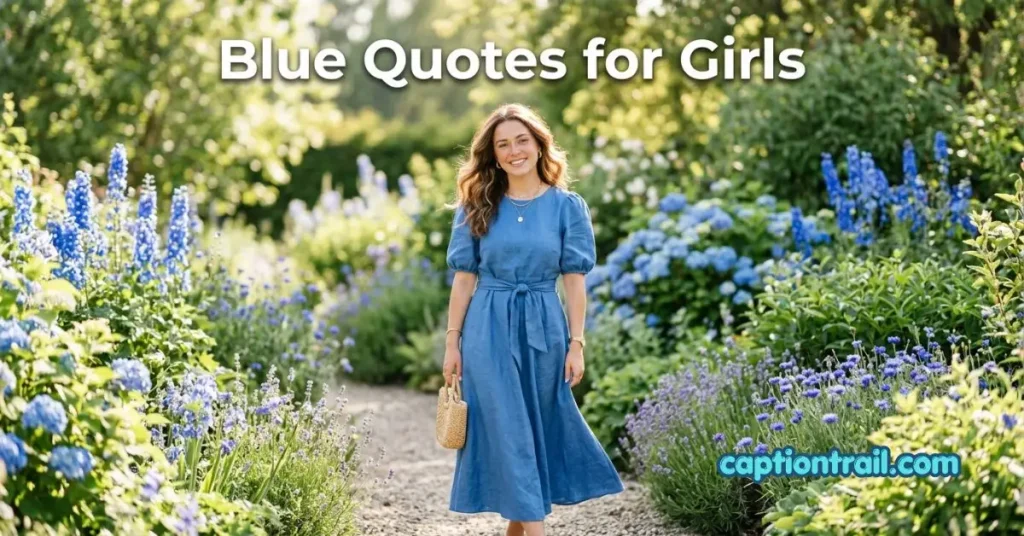 Instagram Captions for Blue