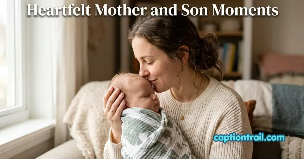 Instagram Captions for Mom and Baby Boy