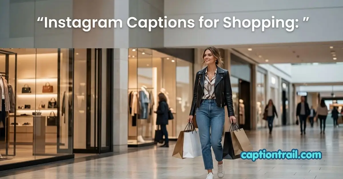 Instagram Captions for Shopping