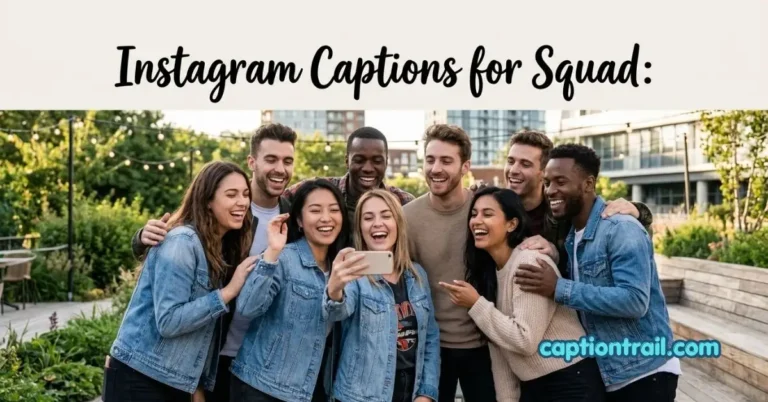 Instagram Captions for Squad