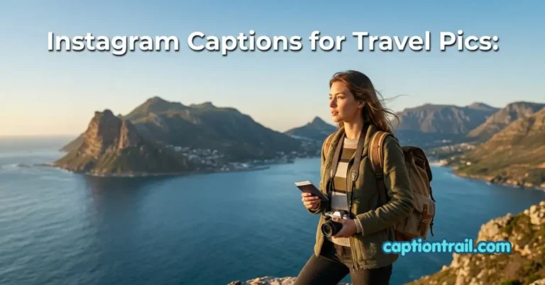 Instagram Captions for Travel Pics