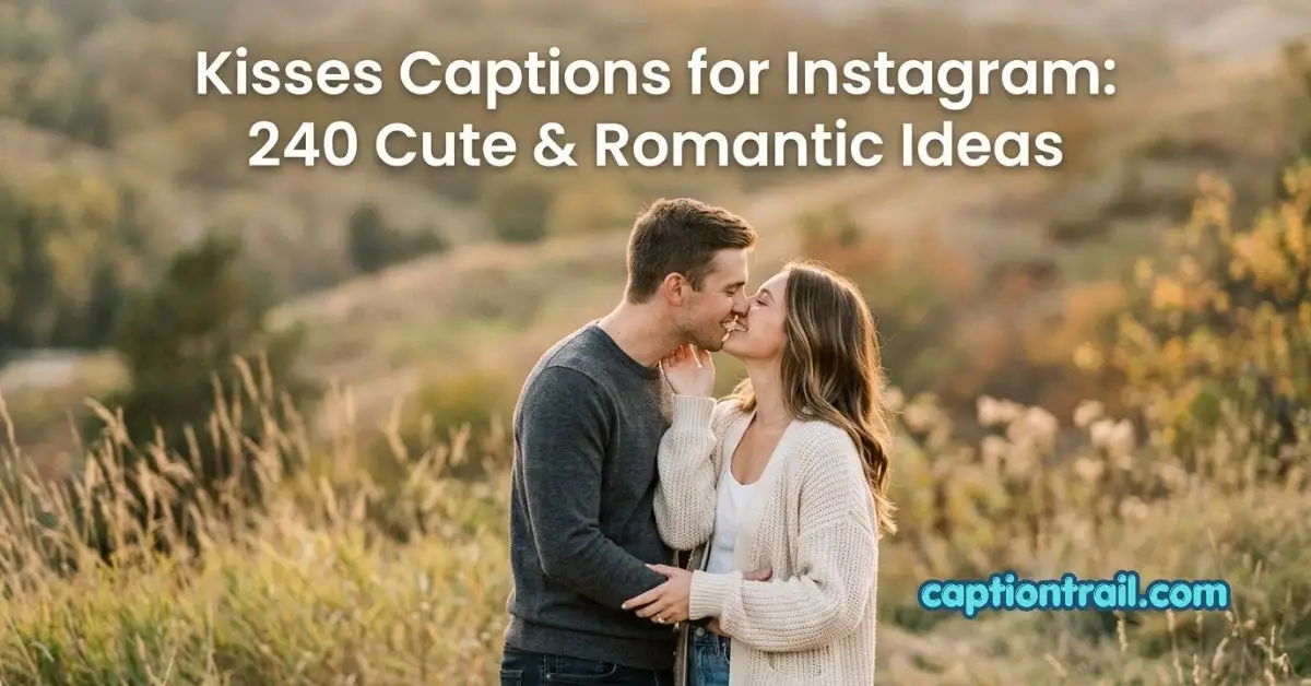 Kisses Captions for Instagram