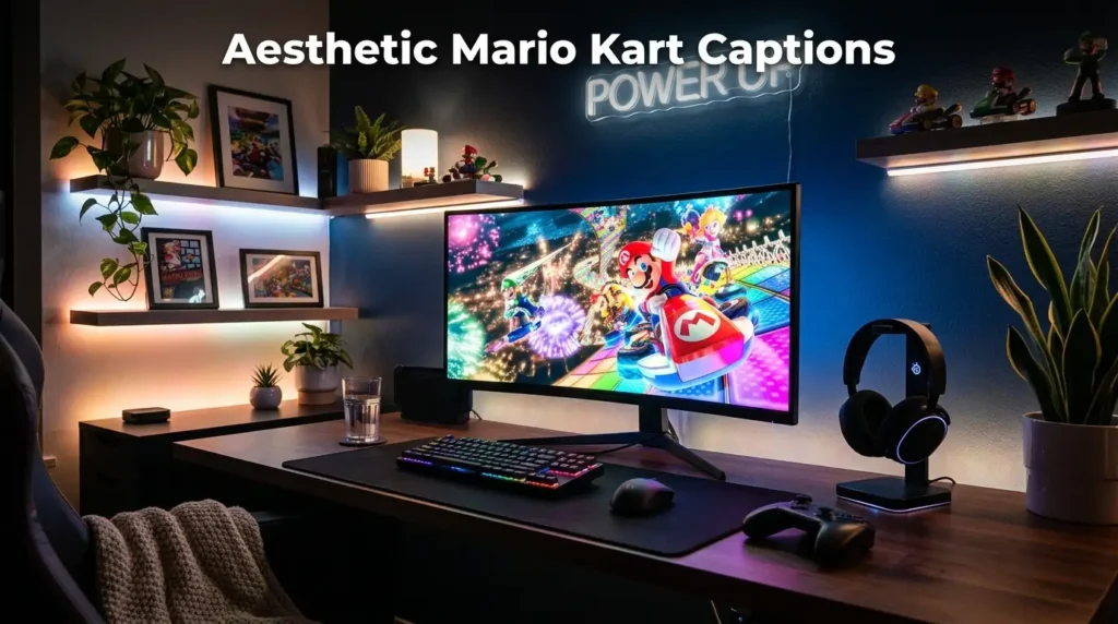 Mario Kart Captions for Instagram