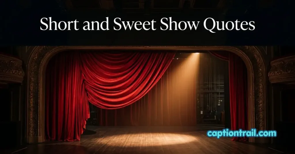 Musical Theatre Captions for Instagram