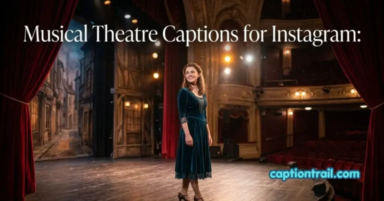 Musical Theatre Captions for Instagram