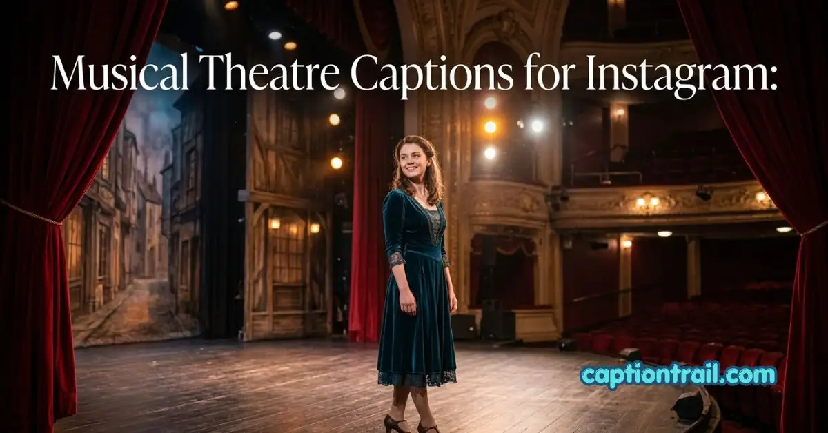 Musical Theatre Captions for Instagram