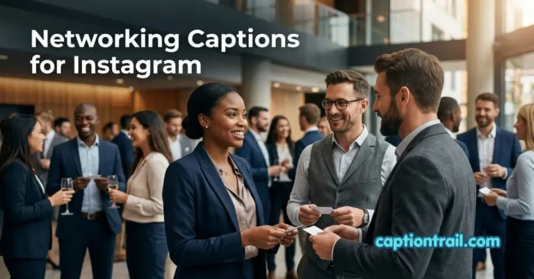 Networking Captions for Instagram