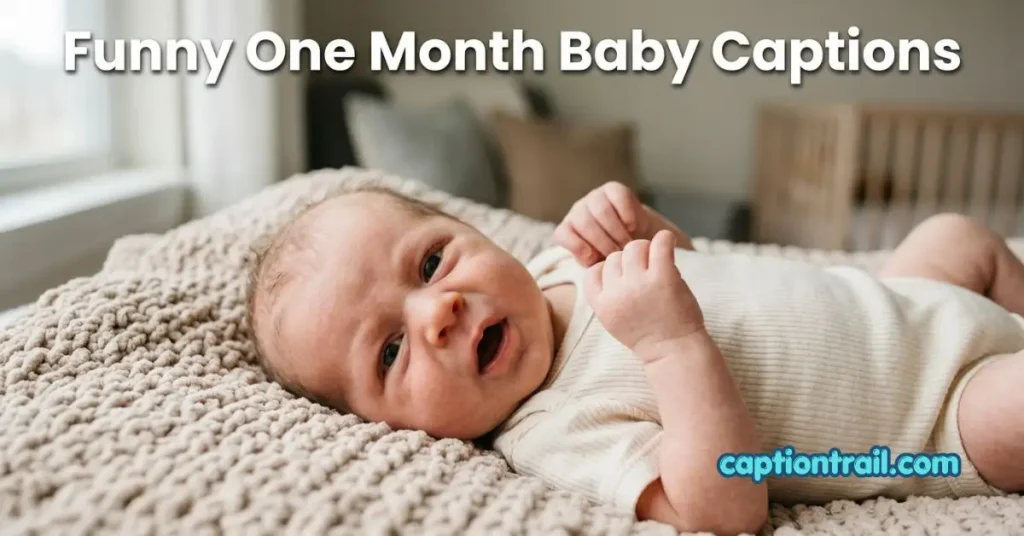 One Month Baby Captions for Instagram