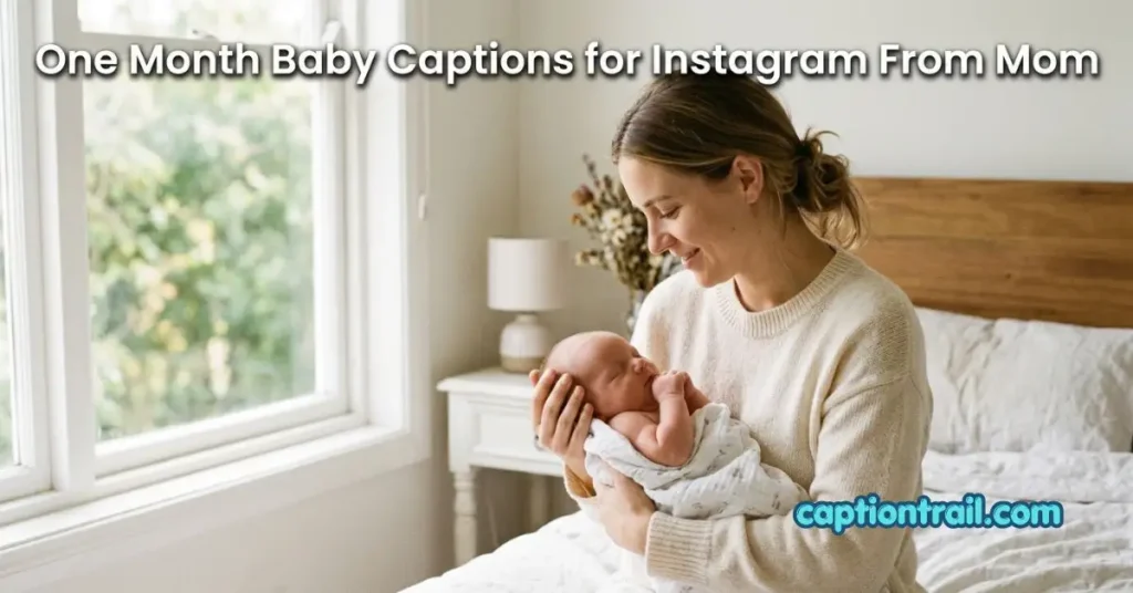 One Month Baby Captions for Instagram