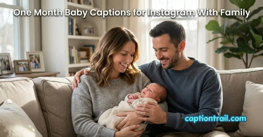 One Month Baby Captions for Instagram