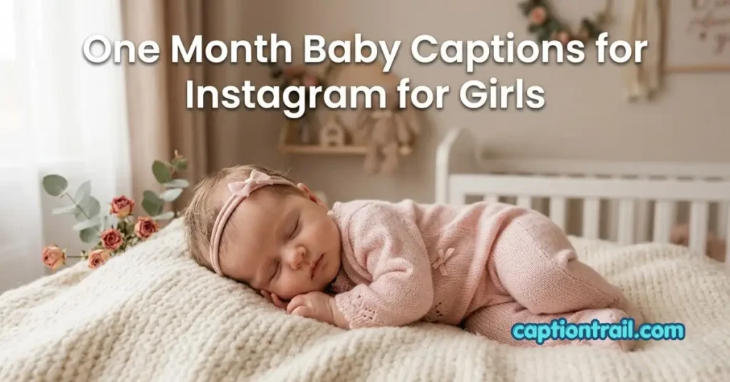 One Month Baby Captions for Instagram