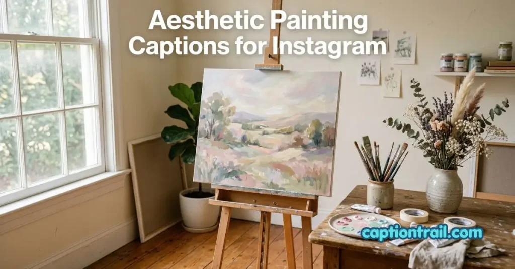 Painting Captions for Instagram Funny