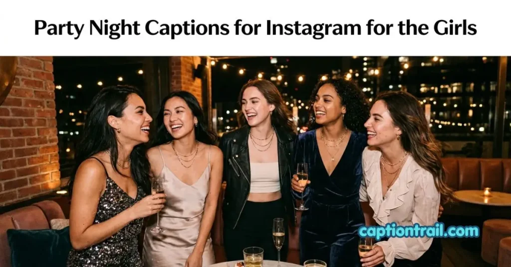 Party Night Captions for Instagram