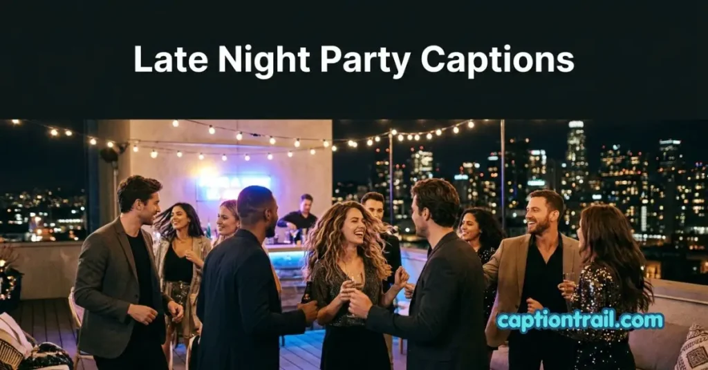 Party Night Captions for Instagram