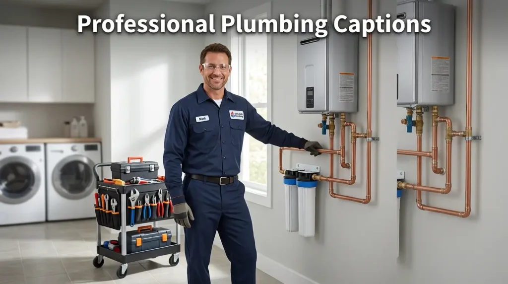 Plumbing Captions for Instagram