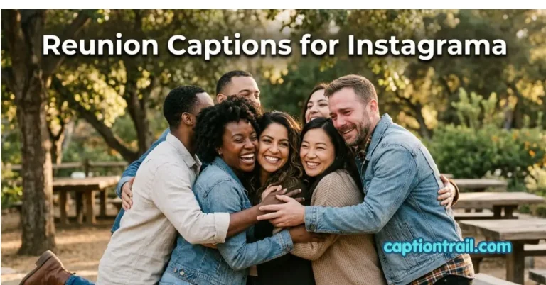 Reunion Captions for Instagram