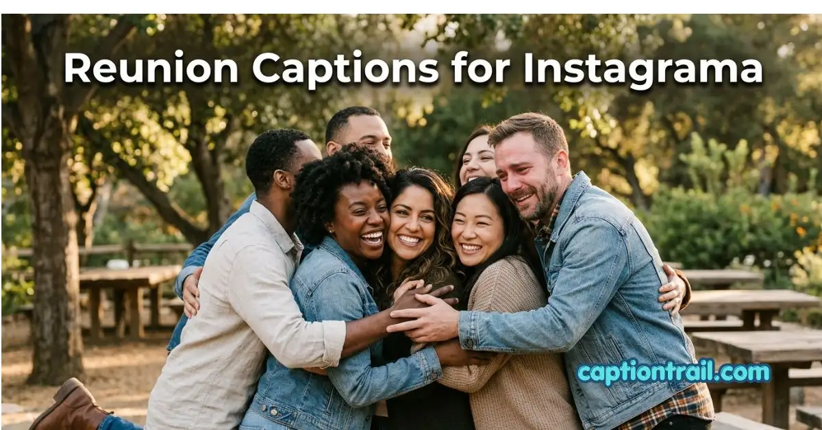 Reunion Captions for Instagram