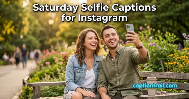Saturday Selfie Captions for Instagram