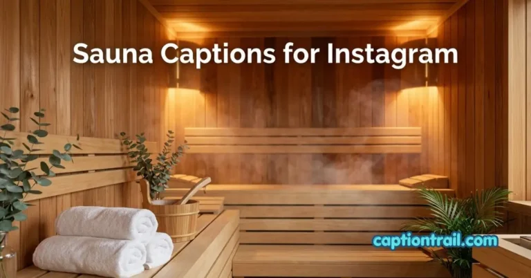 Sauna Captions for Instagram