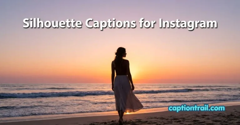 Silhouette Captions for Instagram