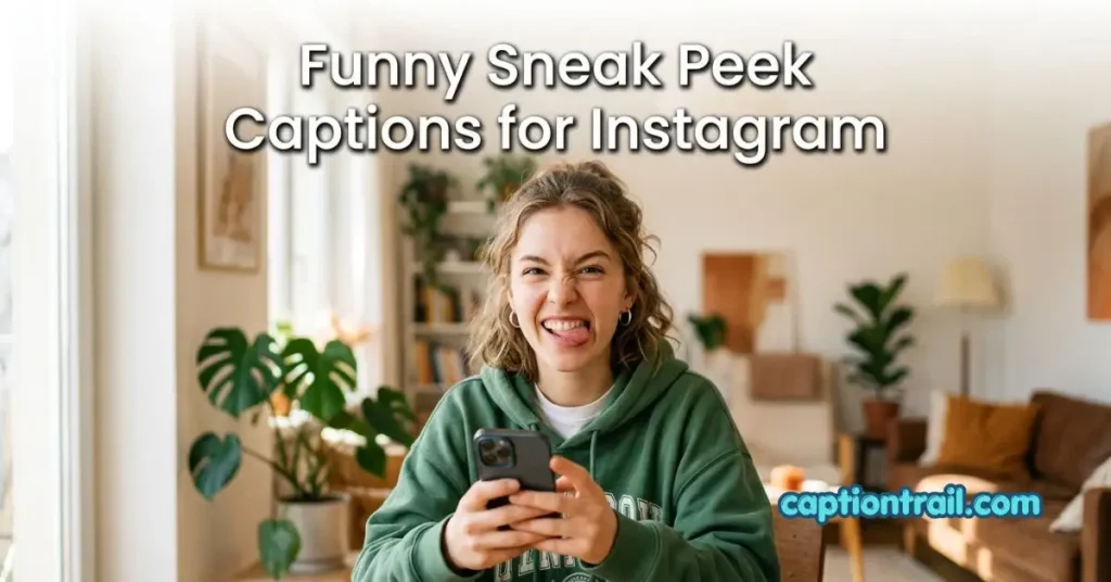 Sneak Peek Captions for Instagram