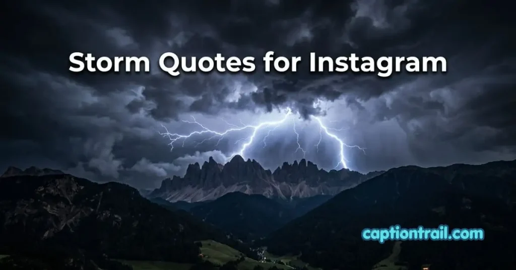 Storm Captions for Instagram