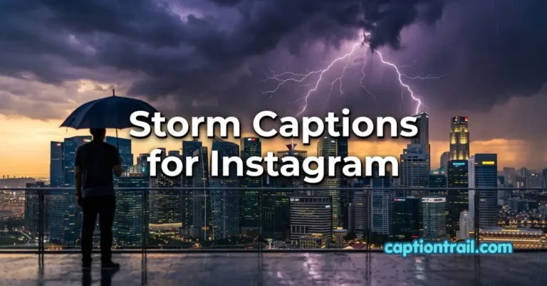 Storm Captions for Instagram