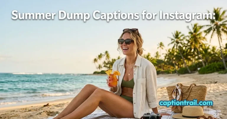 Summer Dump Captions for Instagram