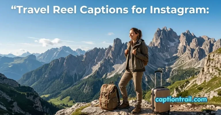Travel Reel Captions for Instagram