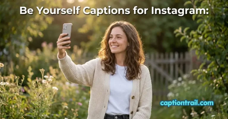 Be Yourself Captions for Instagram