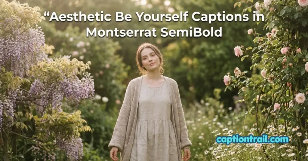 Be Yourself Captions for Instagram