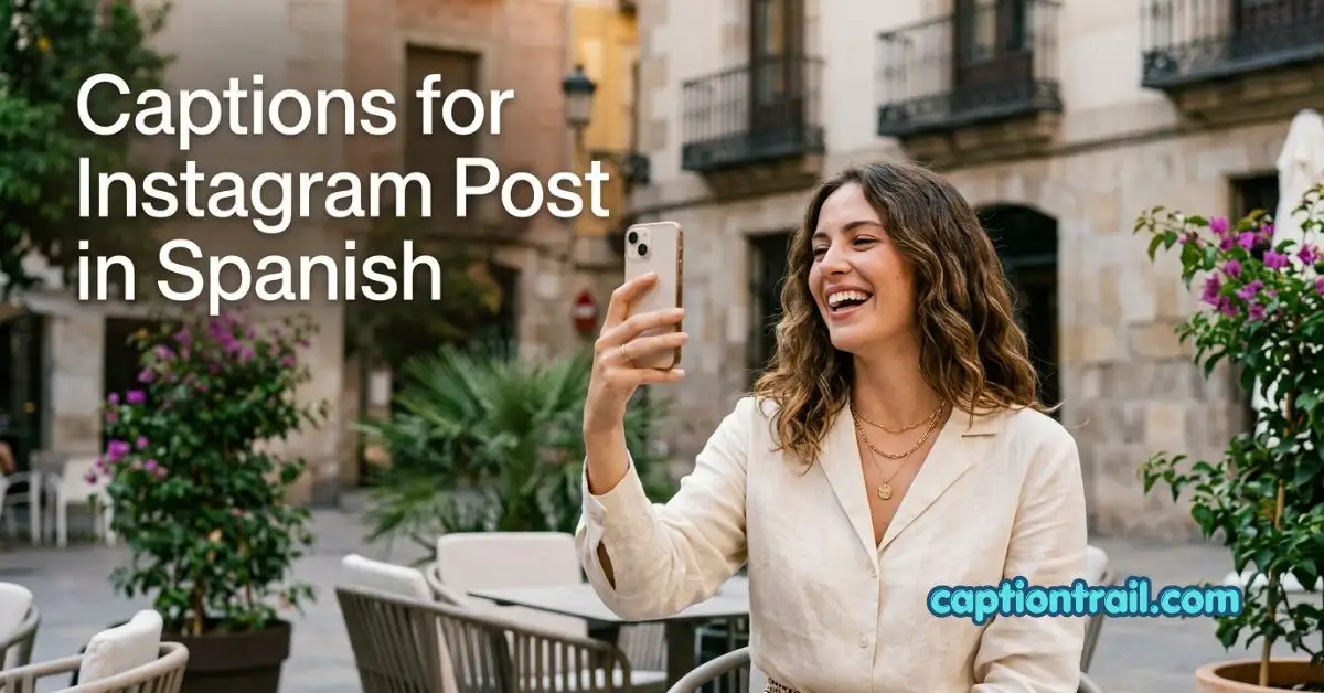 Captions for Instagram Post in Spanish