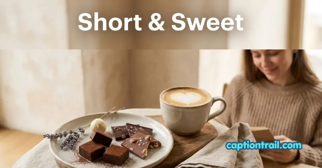 Chocolate Girl Captions for Instagram