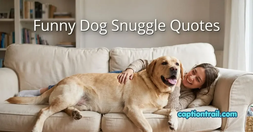Dog Cuddle Captions for Instagram