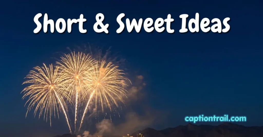 Firework Captions for Instagram