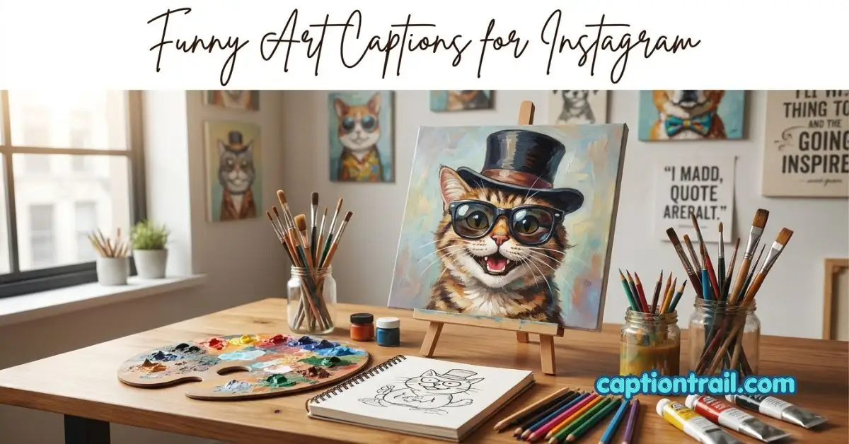 Funny Art Captions for Instagram