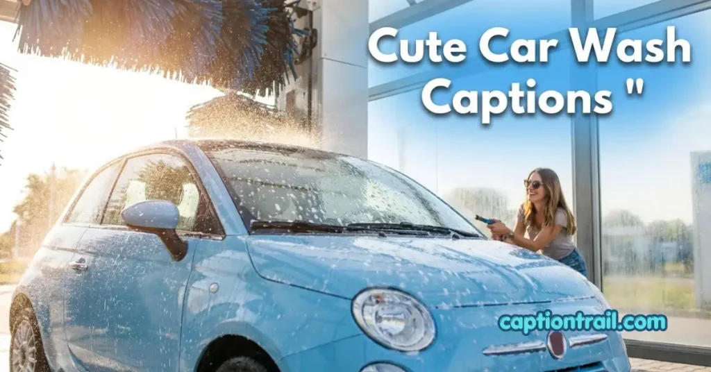 Funny Car Wash Captions for Instagram