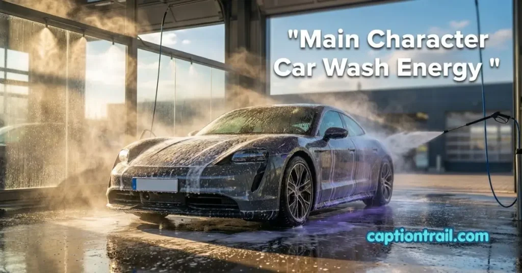Funny Car Wash Captions for Instagram
