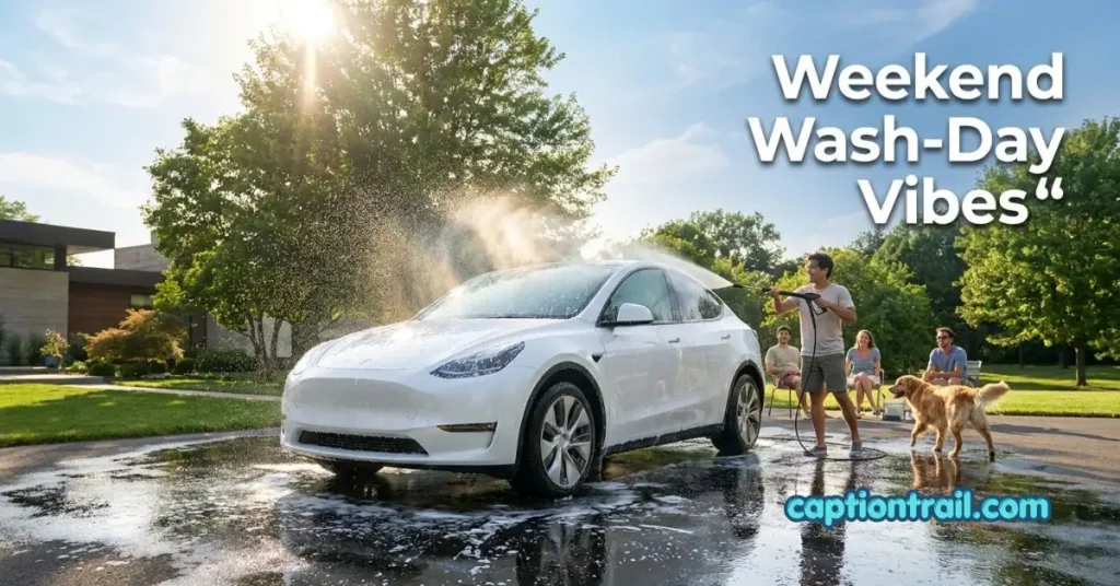 Funny Car Wash Captions for Instagram