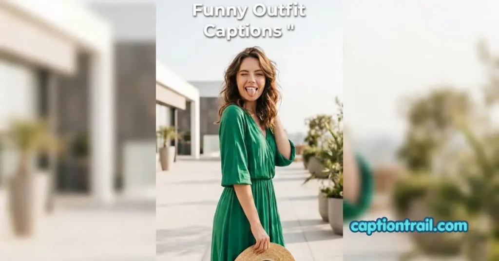Green Dress Captions for Instagram