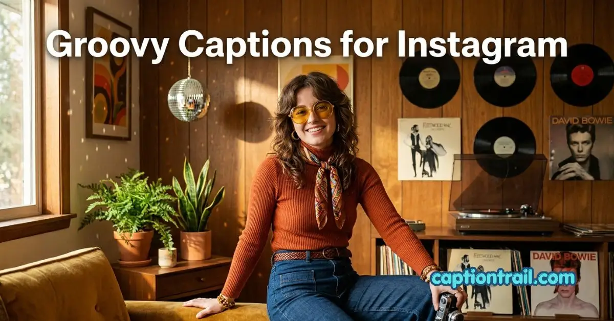 Groovy Captions for Instagram