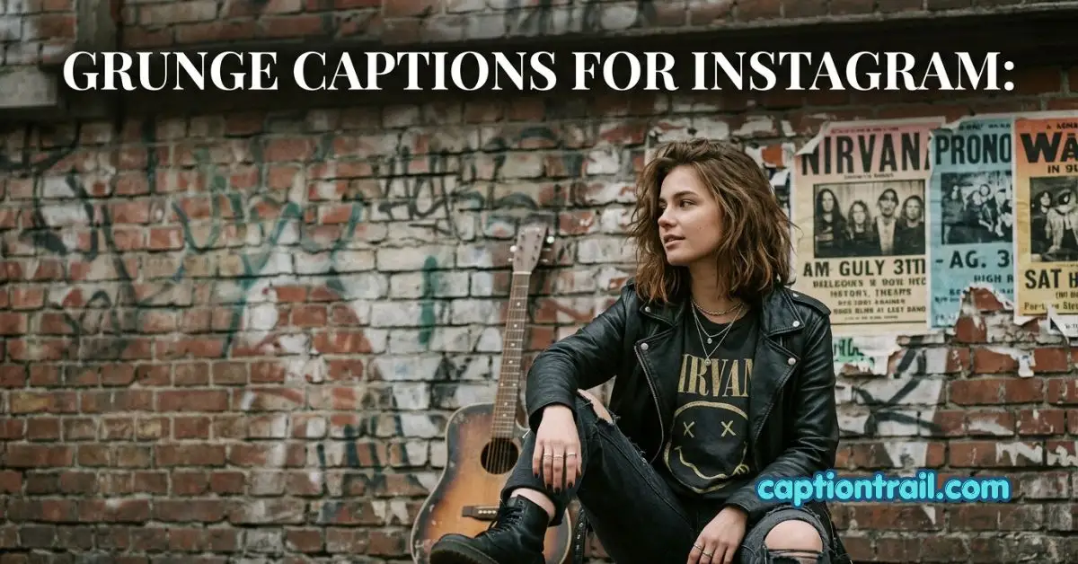 Grunge Captions for Instagram