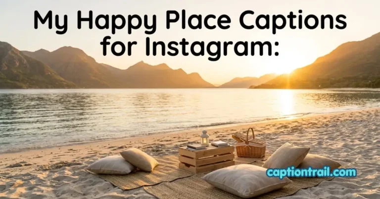 My Happy Place Captions for Instagram