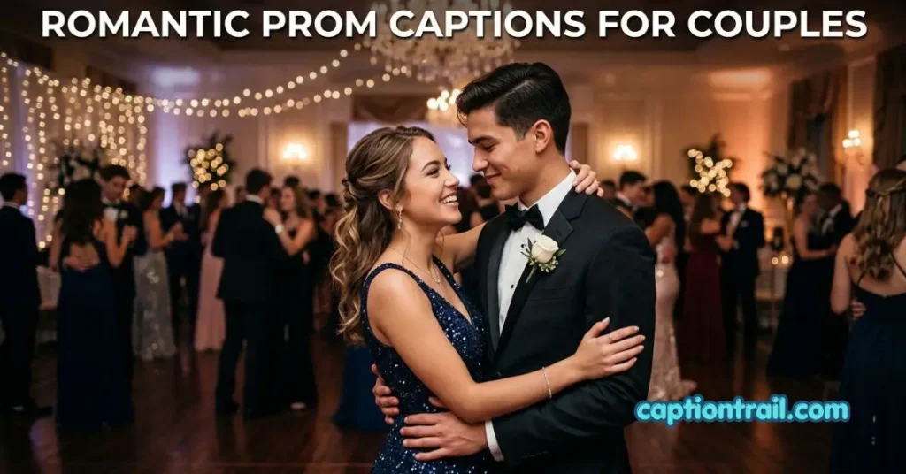 Prom Instagram Captions for Couples