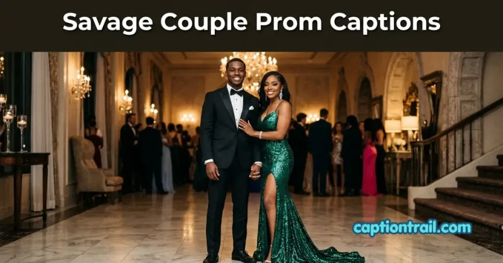 Prom Instagram Captions for Couples