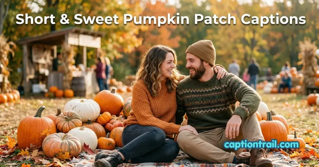 Pumpkin Patch Instagram Captions for Couples