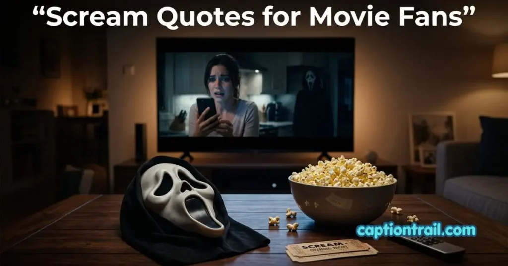 Scream Movie Captions for Instagram