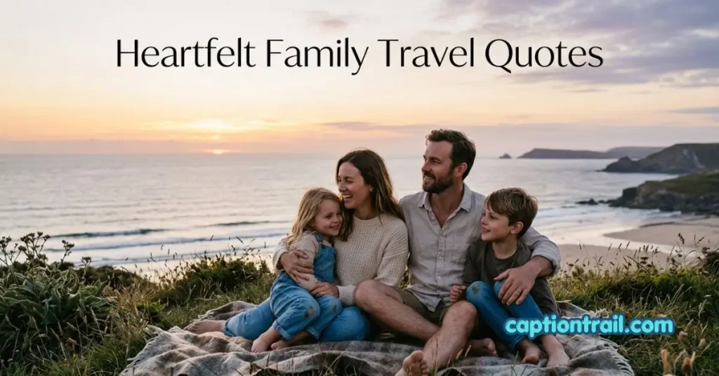 Travel With Family Captions for Instagram