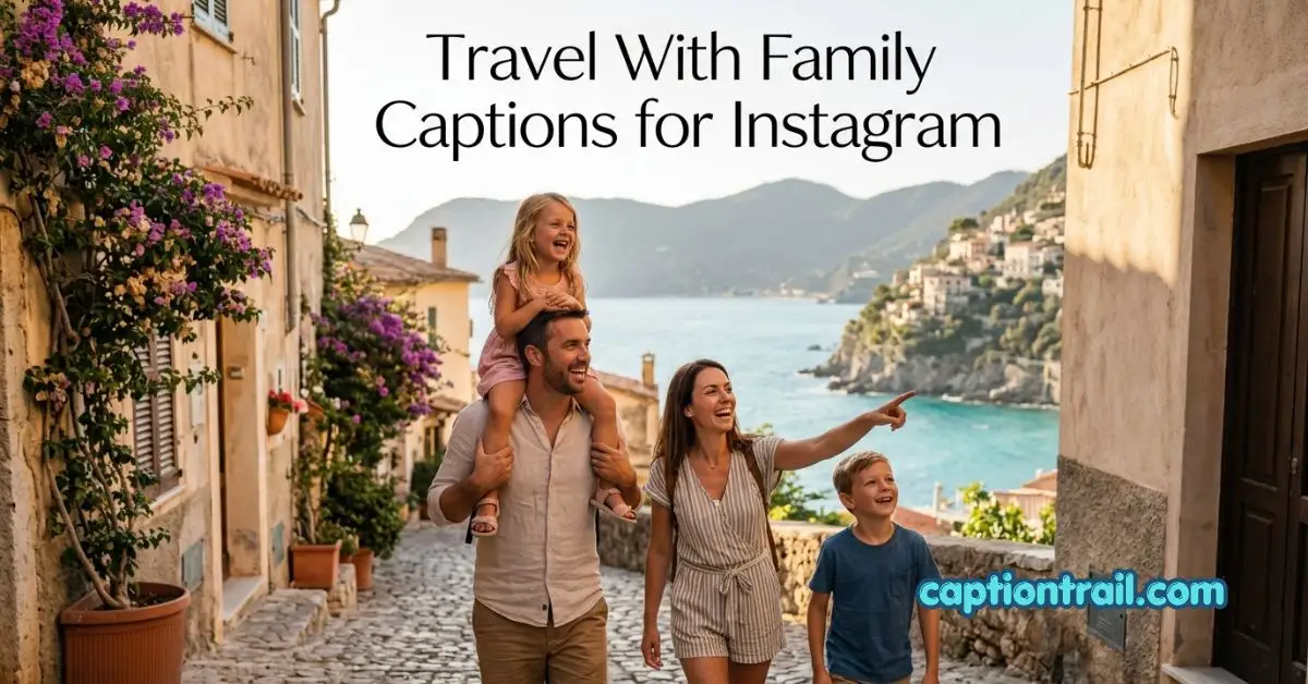 Travel With Family Captions for Instagram