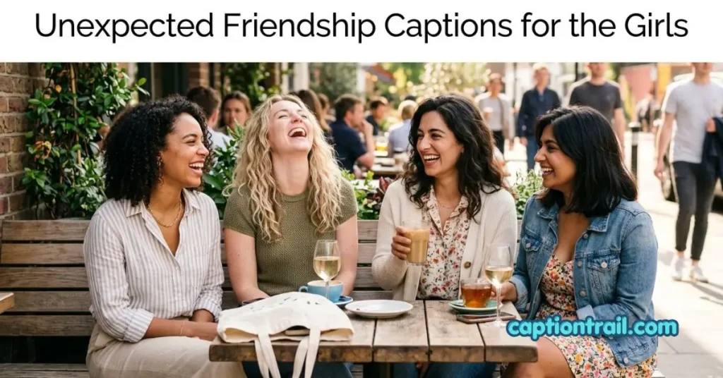 Unexpected Friendship Captions for Instagram